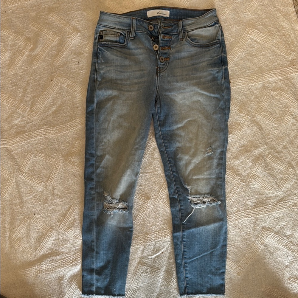 KanCan Light Blue Distressed Jeans
